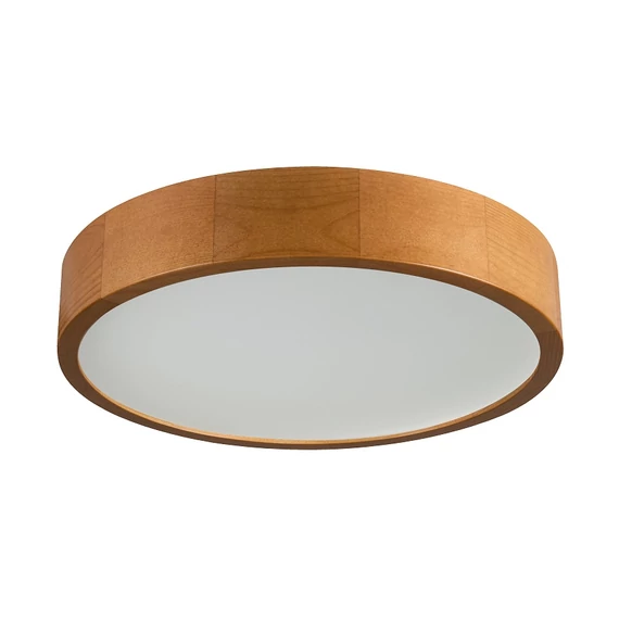 KANLUX JASMIN 370-G/O Mennyezeti lámpa fa kerettel, E27, 2 x max 20W, Ø375x77mm, IP20, arany tölgy (36441)