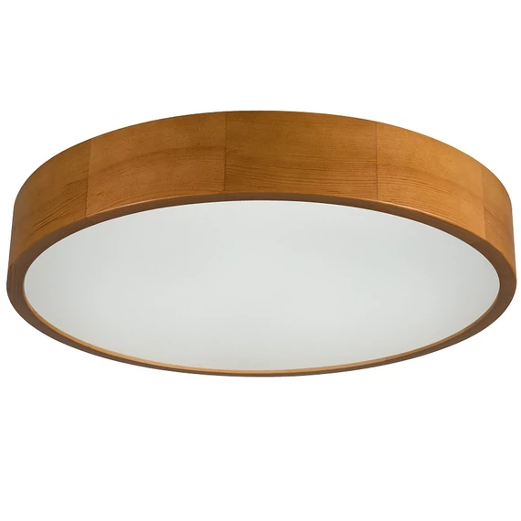 KANLUX JASMIN 470-G/O Mennyezeti lámpa fa kerettel, E27, 3 x max 20W, Ø475x77mm, IP20, arany tölgy (36442)