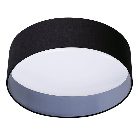 KANLUX RIFA LED 17,5W NW B/W Mennyezeti LED lámpa, max 17.5W, Ø400x116mm, IP20, fekete / fehér (36462)