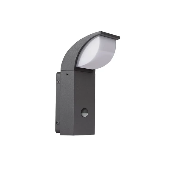 KANLUX ABETE LED EL 20 SE-GR Kerti fali lámpatest, 7W, 4000K, 540lm, 200x105x100mm, IP44, grafit (36573)