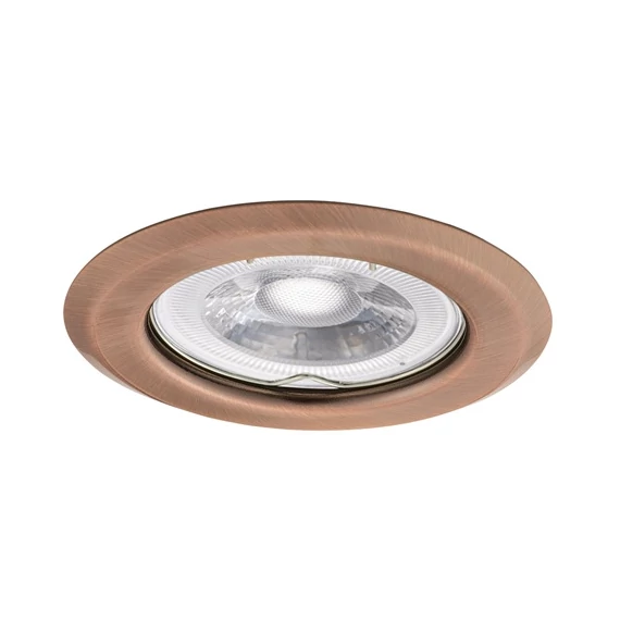 KANLUX ARGUS II CT-2114-AN Dekorációs keret, Gx5,3/GU10, max 10W, Ø82x34mm, IP20, matt réz (37150)