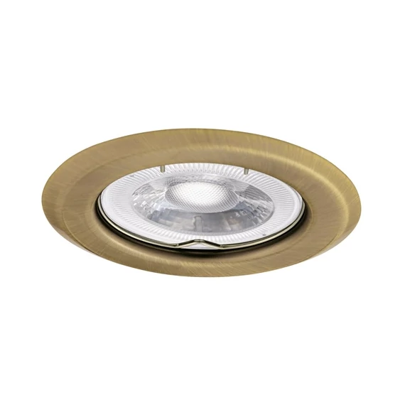 KANLUX ARGUS II CT-2114-BR/M Dekorációs keret, Gx5,3/GU10, max 10W, Ø82x34mm, IP20, matt réz (37151)