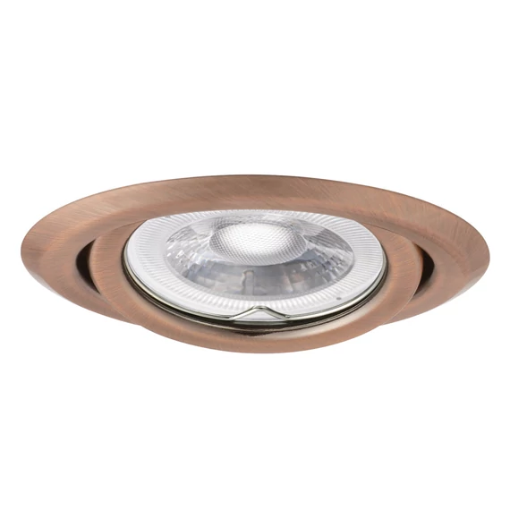KANLUX ARGUS II CT-2115-AN Dekorációs keret, Gx5,3/GU10, max 10W, Ø97x24mm, IP20, matt réz (37157)