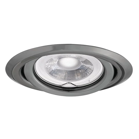 KANLUX ARGUS II CT-2115-GM Dekorációs keret, Gx5,3/GU10, max 10W, Ø97x24mm, IP20, grafit (37162)