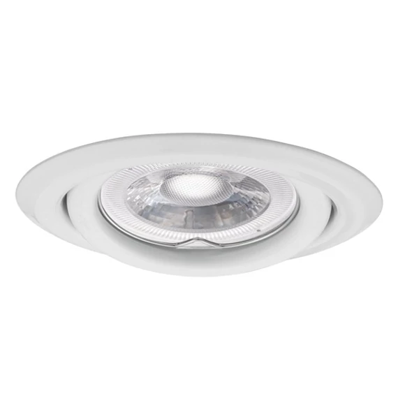 KANLUX ARGUS II CT-2115-W Dekorációs keret, Gx5,3/GU10, max 10W, Ø97x24mm, IP20, fehér (37163)