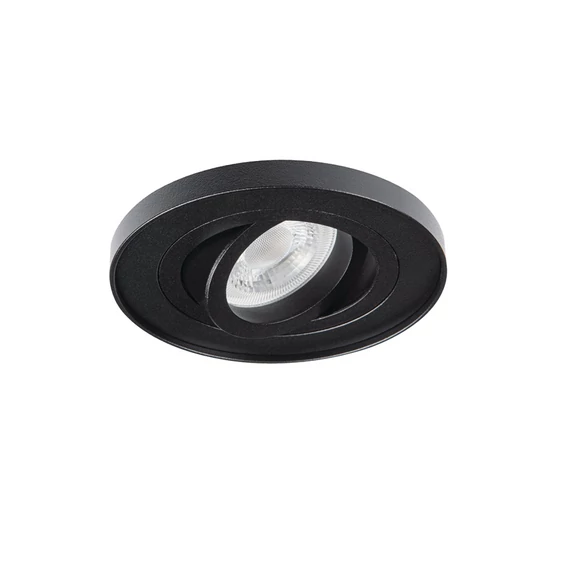 KANLUX TINY BORD DTO-B Dekorációs keret, Gx5,3/GU10, max 10W, Ø98x37mm, IP20, fekete (37165)