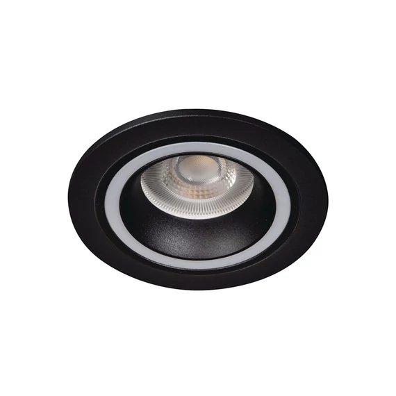 KANLUX FELINE DSO B/B Dekorációs keret, Gx5,3/GU10, max 10W, Ø90x25mm, IP20, fekete (37250)