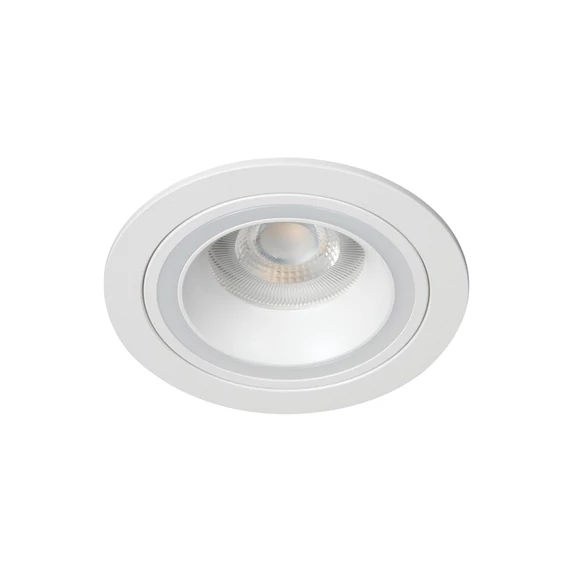 KANLUX FELINE DSO W/W Dekorációs keret, Gx5,3/GU10, max 10W, Ø90x25mm, IP20, fehér (37253)