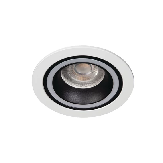 KANLUX FELINE DSO B/W Dekorációs keret, Gx5,3/GU10, max 10W, Ø90x25mm, IP20, fekete / fehér (37255)