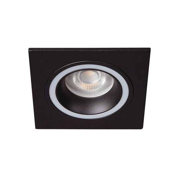 KANLUX FELINE DSL B/B Dekorációs keret, Gx5,3/GU10, max 10W, 92xx92x25mm, IP20, fekete (37256)