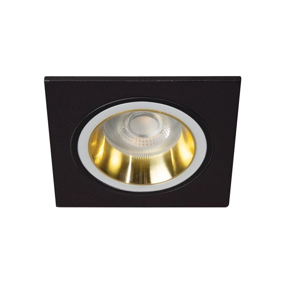 KANLUX FELINE DSL G/B Dekorációs keret, Gx5,3/GU10, max 10W, 92xx92x25mm, IP20, arany / fekete (37257)