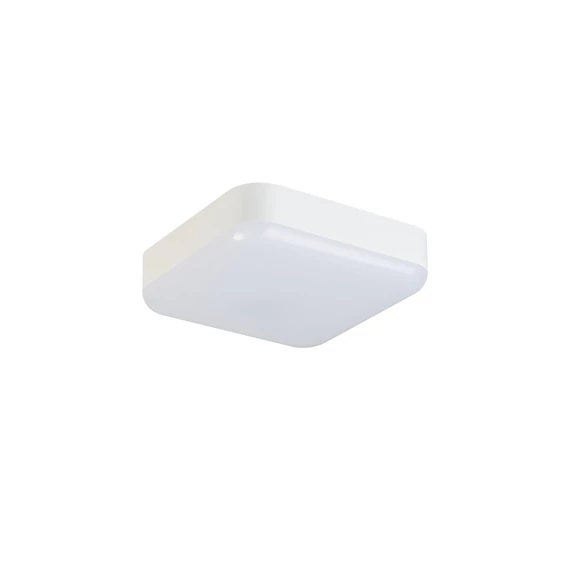 KANLUX IPER LED 10W-NW-L-SE Mennyezeti LED lámpa, 10W, 4000K, 1200lm, 200x200x55mm, IP65, fehér (37302)