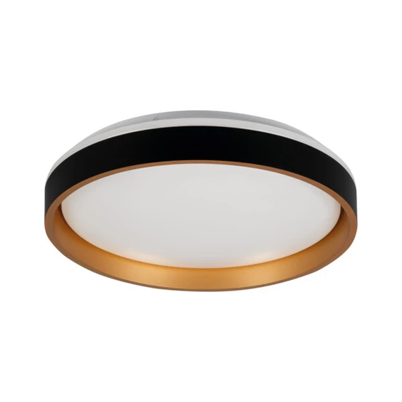 KANLUX SOLN LED 17,5W NW B/G Mennyezeti LED lámpa, 17.5W, Ø380x75mm, IP20, fekete / arany (37324)