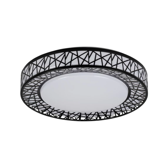 KANLUX AMAZI LED 17,5W NW B Mennyezeti LED lámpa, 17.5W, Ø380x100mm, IP20, fekete (37325)