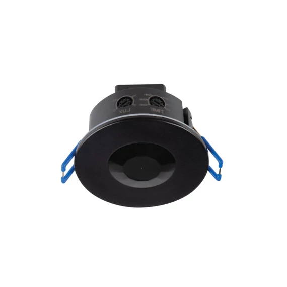 KANLUX MERGE-WT-O-B/B PIR Mozgásérzékelő, 360°-os, Ø76x49mm, IP65/20, fekete (37371)