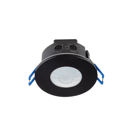 KANLUX MERGE-WT-O-B PIR Mozgásérzékelő, 360°-os, Ø76x49mm, IP65/20, fekete (37372)
