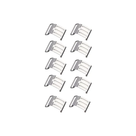 KANLUX CL-MAH PRO-INOX 1,2m Klipsz, por- és páramentes lámpates tartozék, 10 db/csomag (38145)