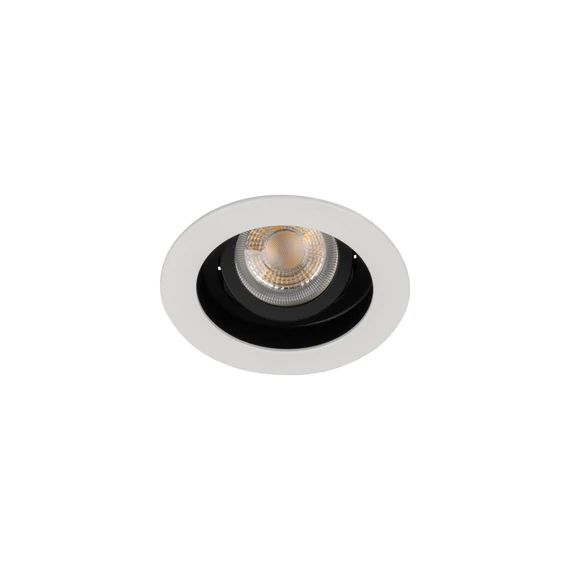 KANLUX ARET DTO B/W Dekorációs keret, Gx5,3/GU10, max 10W, Ø100x40mm, IP20, fehér / fekete (38360)