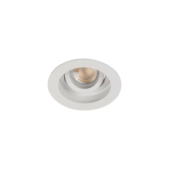 KANLUX ARET DTO W/W Dekorációs keret, Gx5,3/GU10, max 10W, Ø100x40mm, IP20, fehér (38361)