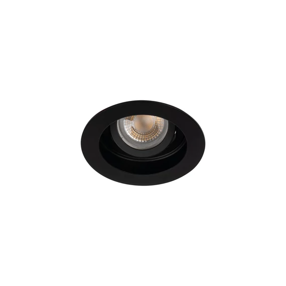 KANLUX ARET DTO B/B Dekorációs keret, Gx5,3/GU10, max 10W, Ø100x40mm, IP20, fekete (38362)