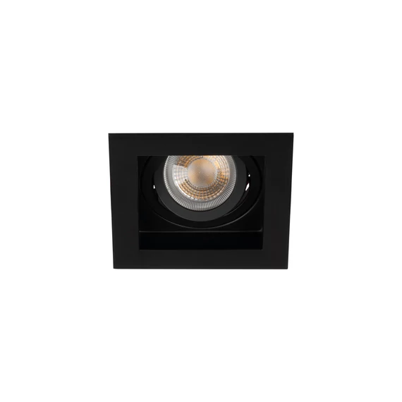 KANLUX ARET DTL B/B Dekorációs keret, Gx5,3/GU10, max 10W, 100x100x40mm, IP20, fekete (38365)