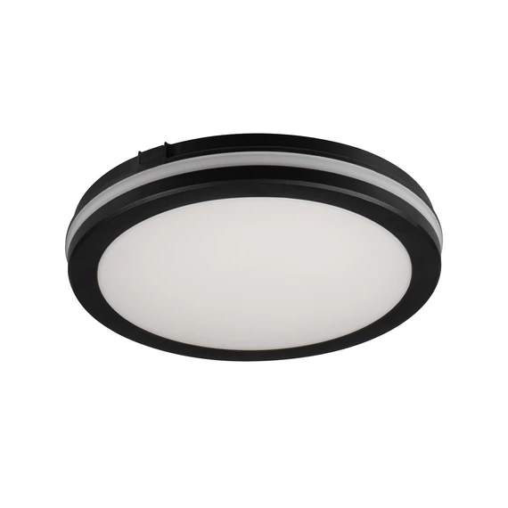 KANLUX BENO ECO 30W CCT O B Mennyezeti LED lámpa, 30W, 3000/4000/6500K, 2150 (WW) / 2400 (NW) / 2300 (CW) lm, Ø300x55mm, IP65, fekete (38385)