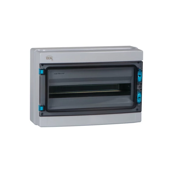 KANLUX KDB-IP65-S18T Falon kívüli elosztódoboz, 18P, 1500V AC; 1500V DC, 285x140x410mm, szürke (38453)