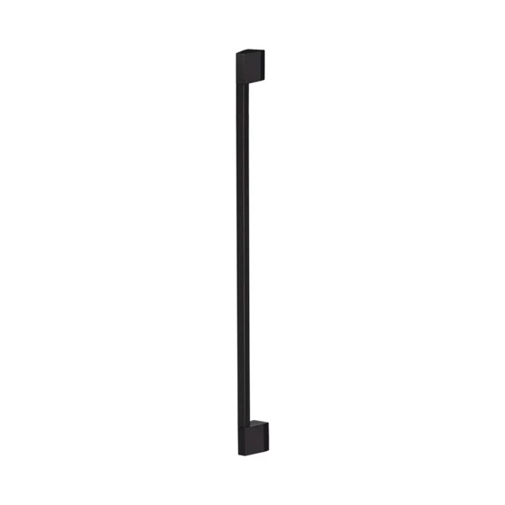 KANLUX YALTE D 09 8W WW-B Homlokzati lámpatest, 8W, 3000K, 340lm, 900x45x80mm, IP54, fekete (38895)