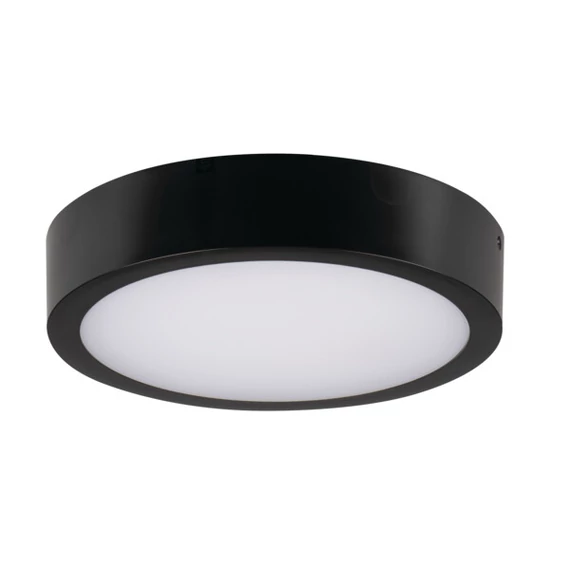 KANLUX DABER 12-20W CCT SE B Mennyezeti LED lámpa, mikroh.mozgásé., 12/20W, 3000/3500/4000K, max 2450 / 2480 / 2560lm, Ø301x60mm, IP66, fekete (39027)