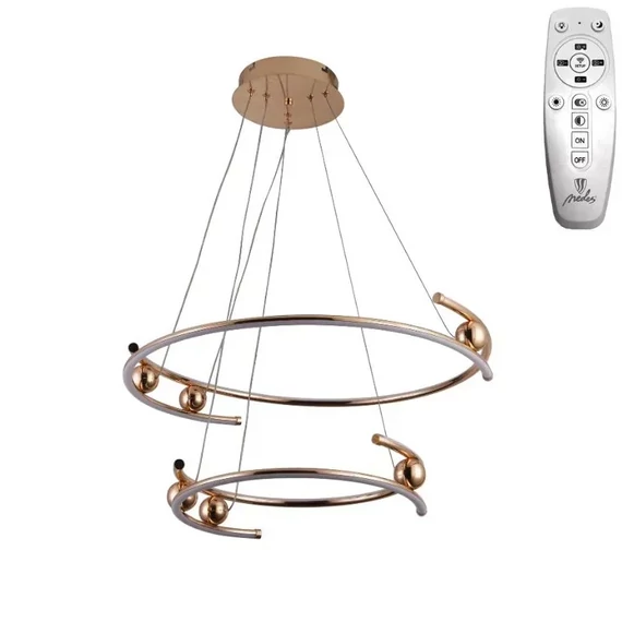 NEDES Dizájn lámpa, LED világítás + vezérlés 80W - J4346/GCH