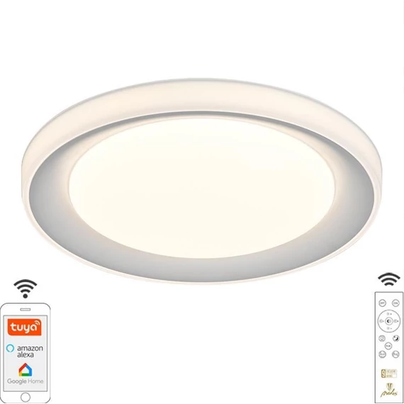 NEDES LED mennyezeti lámpa OPÁL + RGB + CCT+ távvezérlő + Wifi 24W - LC951U