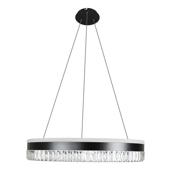 NEDES Dizájn lámpa, LED luxusos függesztett kristálycsillár + távvezérlő 80W - TA2302/B