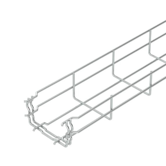 OBO Bettermann GRM 55 100 G GRM rácsos kábeltálca 55x100x3000 galvanikusan horganyzott, EN ISO 19598 / EN ISO 4042 (6001442)