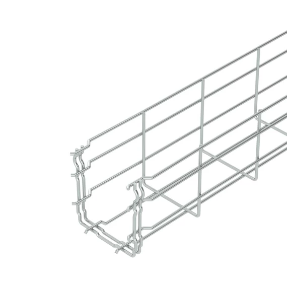 OBO Bettermann GRM 105 100 G GRM rácsos kábeltálca 105x100x3000 galvanikusan horganyzott, EN ISO 19598 / EN ISO 4042 (6002402)
