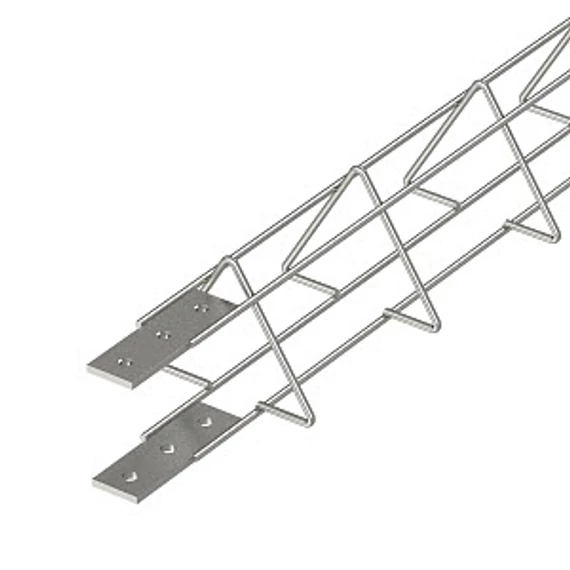 OBO Bettermann LTG 100 A2 Rácsos kábeltálca világításhoz 87x80x2080 felületkezelés nélkül, utókezelt (6003830)