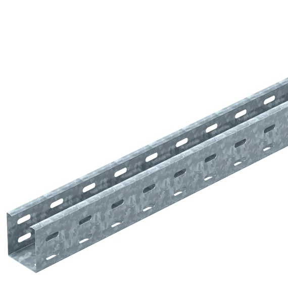 OBO Bettermann RKS 605 FT kábeltálca RKS perforált 60x50x3000 merítetten tűzihorganyzott, DIN EN ISO 1461 (6047602)