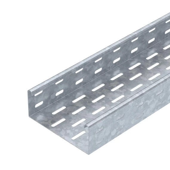 OBO Bettermann MKS 615 FT kábeltálca MKS perforált 60x150x3000 merítetten tűzihorganyzott, DIN EN ISO 1461 (6055559)