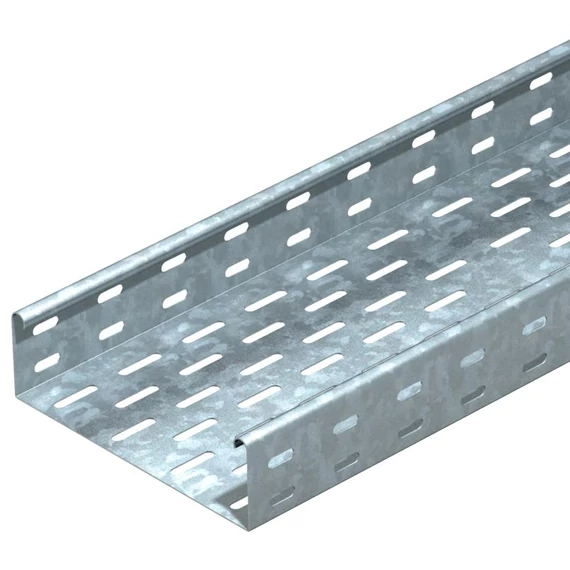 OBO Bettermann EKS 610 FS kábeltálca EKS perforált 60x100x3000 szalaghorganyzott, DIN EN 10346 (6056148)