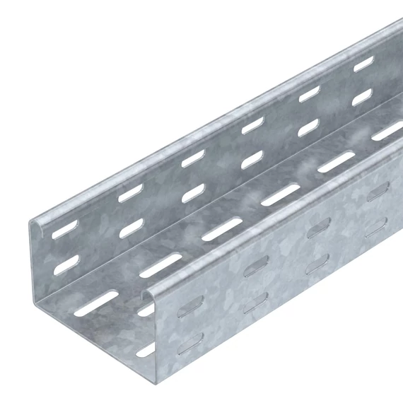 OBO Bettermann SKS 610 FT kábeltálca SKS perforált 60x100x3000 merítetten tűzihorganyzott, DIN EN ISO 1461 (6056636)