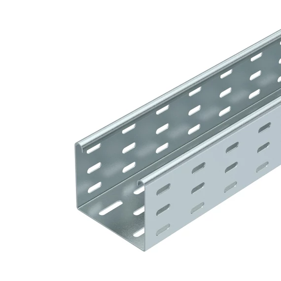 OBO Bettermann SKS 810 FS kábeltálca SKS perforált 85x100x3000 szalaghorganyzott, DIN EN 10346 (6058108)