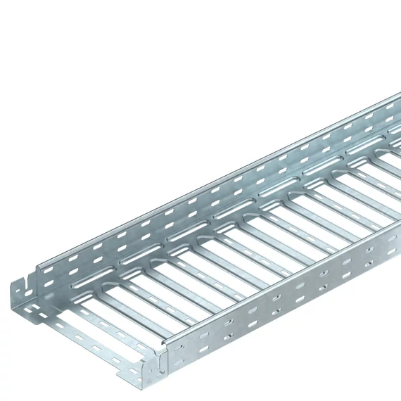 OBO Bettermann MKSM 630 FT MKSM kábeltálca perforált, gyorsösszekötővel 60x300x3050 merítetten tűzihorganyzott, DIN EN ISO 1461 (6059025)