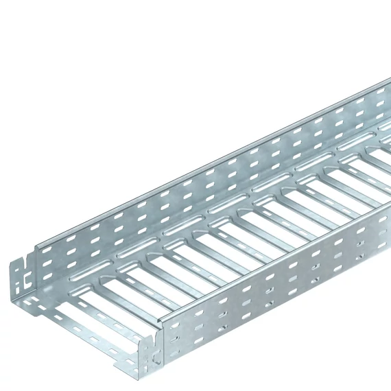 OBO Bettermann MKSM 830 FT MKSM kábeltálca perforált, gyorsösszekötővel 85x300x3050 merítetten tűzihorganyzott, DIN EN ISO 1461 (6059103)
