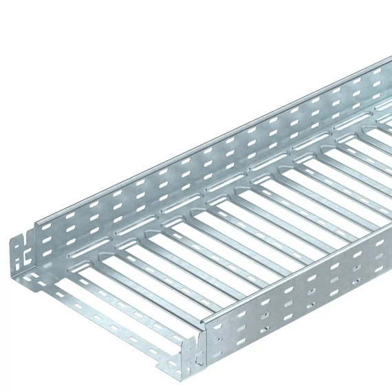 OBO Bettermann MKSM 840 FT MKSM kábeltálca perforált, gyorsösszekötővel 85x400x3050 merítetten tűzihorganyzott, DIN EN ISO 1461 (6059105)