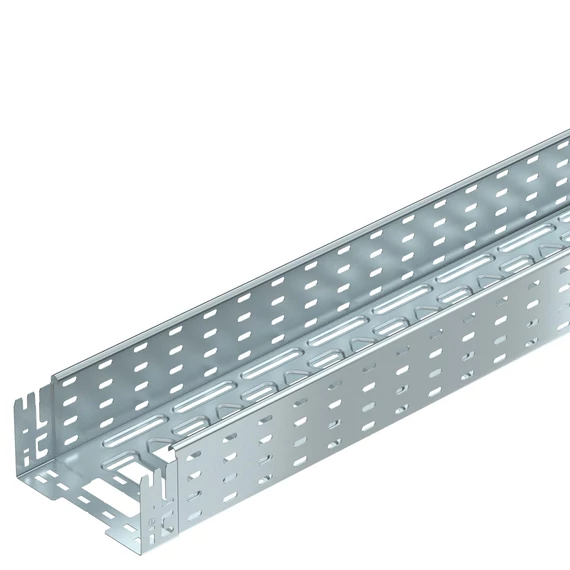 OBO Bettermann MKSM 120 FS MKSM kábeltálca perforált, gyorsösszekötővel 110x200x3050 szalaghorganyzott, DIN EN 10346 (6059160)