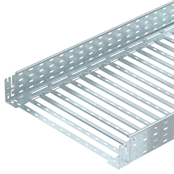 OBO Bettermann MKSM 160 FT MKSM kábeltálca perforált, gyorsösszekötővel 110x600x3050 merítetten tűzihorganyzott, DIN EN ISO 1461 (6059185)