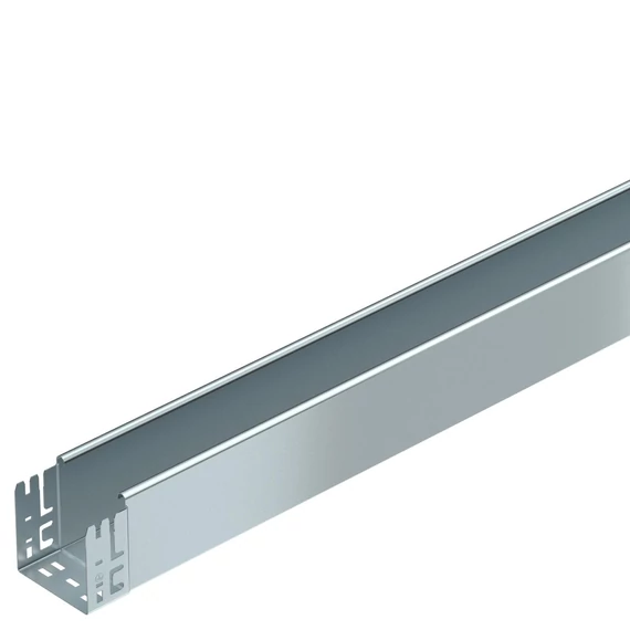 OBO Bettermann MKSMU 110 FS MKSMU kábeltálca perf. nélkül gyorsösszekötővel 110x100x3050 szalaghorganyzott, DIN EN 10346 (6059382)