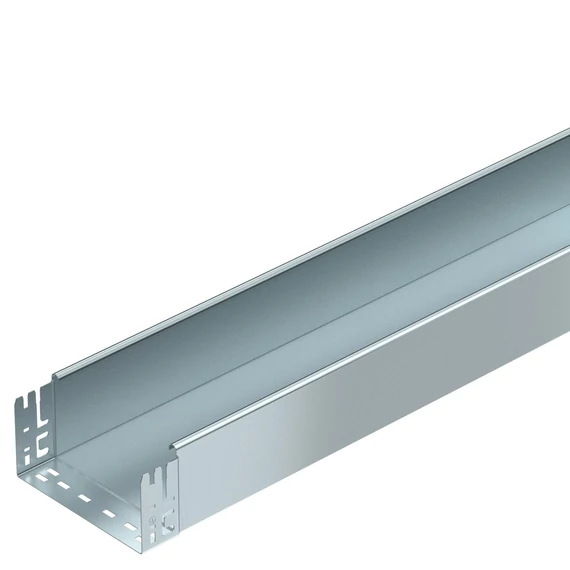 OBO Bettermann MKSMU 120 FS MKSMU kábeltálca perf. nélkül gyorsösszekötővel 110x200x3050 szalaghorganyzott, DIN EN 10346 (6059386)