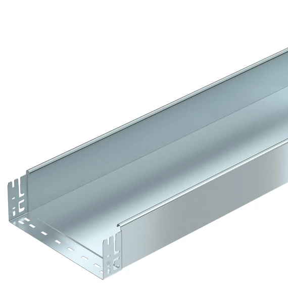 OBO Bettermann MKSMU 130 FS MKSMU kábeltálca perf. nélkül gyorsösszekötővel 110x300x3050 szalaghorganyzott, DIN EN 10346 (6059388)