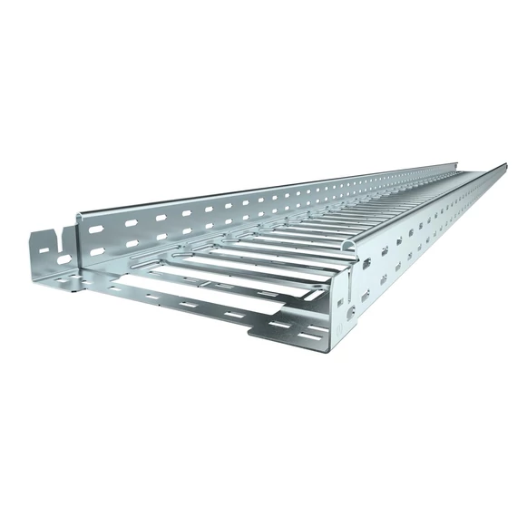 OBO Bettermann SKSM 620 FS SKSM Kábeltálca gyorsösszekötővel, perforált 60x200x3050 szalaghorganyzott, DIN EN 10346 (6059460)