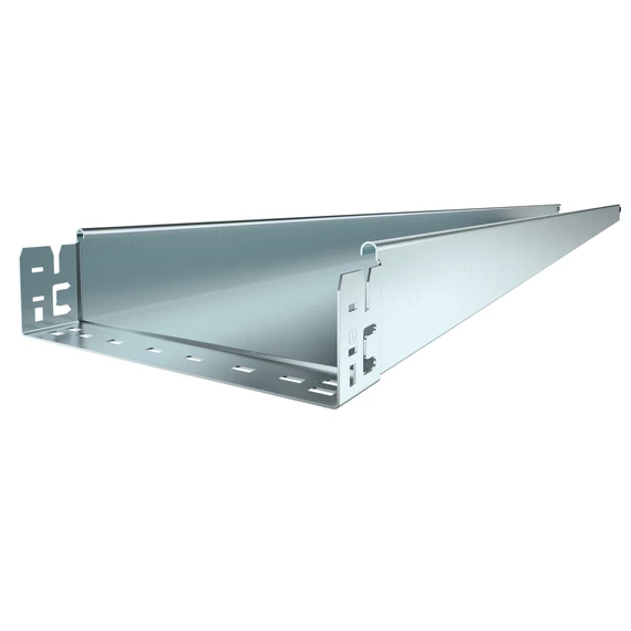 OBO Bettermann SKSMU 830 FS SKSMU kábeltálca perf. nélkül gyorsösszekötővel 85x300x3050 szalaghorganyzott, DIN EN 10346 (6059768)